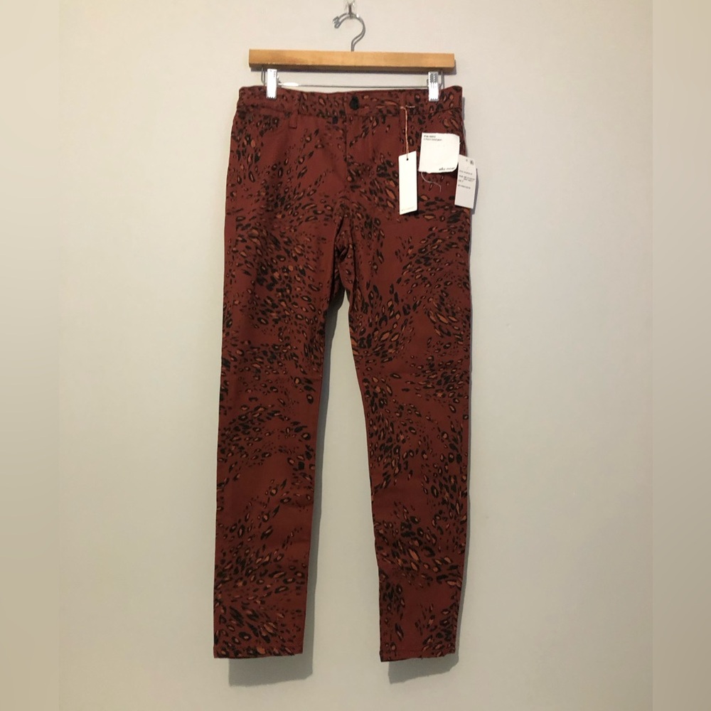 NWT Ella Moss The Retro Sable Cheetah Print Swirl Women’s Size 27 Pants